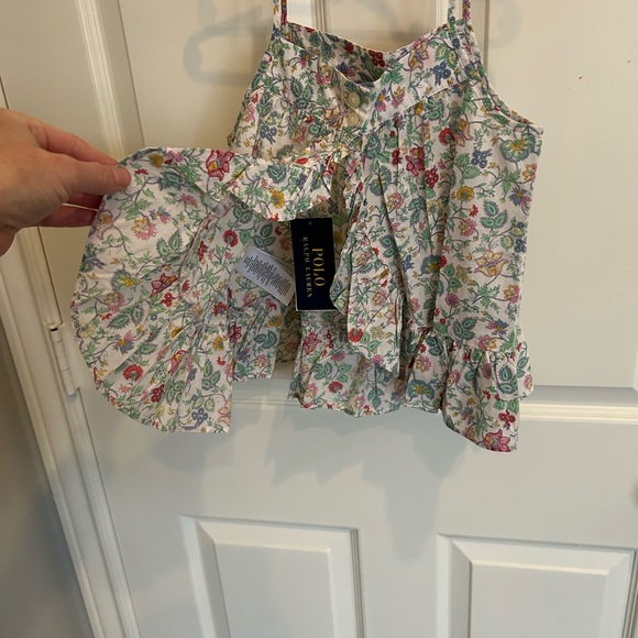 Polo Ralph Lauren Floral Sleeveless Top and Pants Set - Picture 6 of 10